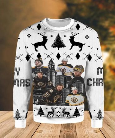 David Pastrnak Boston Bruins Ugly Christmas Sweater, NHL Christmas Sweater