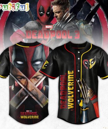Deadpool 3, Deadpool And Wolverine Jersey Shirt