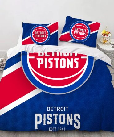 Detroit Basketball Bedding Set