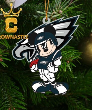 Philadelphia Eagles Disney Mickey Mouse NFL Christmas Tree Decoration Ornament