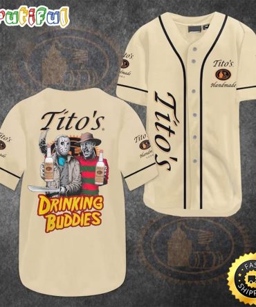 Drinking Buddies Tito's Vodka Baseball Jersey