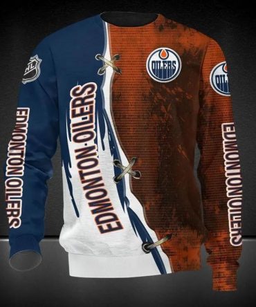 Edmonton Oilers Ugly Christmas Sweater, NHL Christmas Sweater