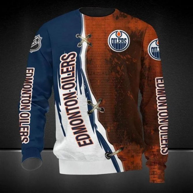 Edmonton Oilers Ugly Christmas Sweater, NHL Christmas Sweater