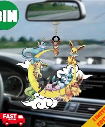 Eevee Evolutions Custom Shape Pokemon Tree Decorations 2023 Ornament