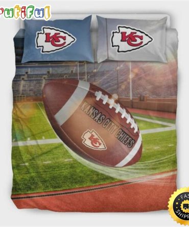 Fight In Sunshine And Raining Kansas City Chiefs Nfl Team Duvet Cover Quilt Cover Pillowcase Bedding Set