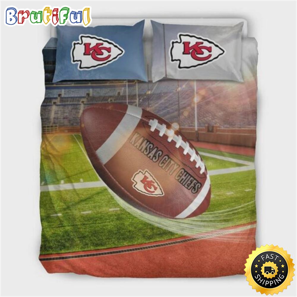 Fight In Sunshine And Raining Kansas City Chiefs Nfl Team Duvet Cover Quilt Cover Pillowcase Bedding Set
