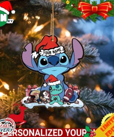 Florida State Seminoles Stitch Custom Name Ornament NCAA And Stitch Ornament