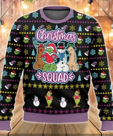 Funny Grinch Christmas Ugly Sweater, Grinch Holiday Sweater