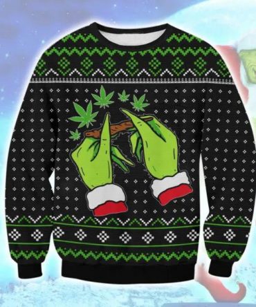 Grinch Mistlestoned Ugly Sweater, Grinch Holiday Sweater