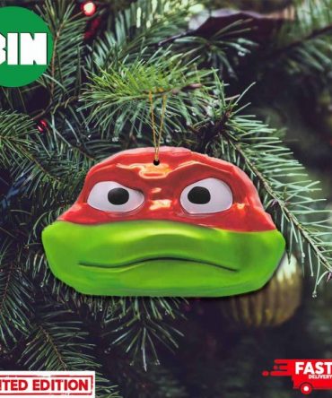 Hallmark Teenage Mutant Ninja Turtles Mutant Mayhem Raphael Christmas Gift Tree Decorations 2D Print Ornament