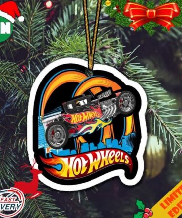 Hot Wheels Lovers Racing Car For Kids 2023 Holiday Gift Tree Decorations Ornament