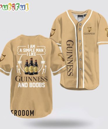 I Like Guinness And Boobs Baseball Jersey