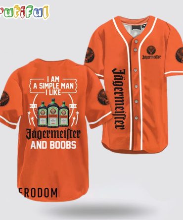 I Like Jagermeister And Boobs Baseball Jersey