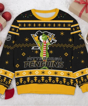 Special Release Pittsburgh Penguins NHL Ugly Sweater All Over Prints Christmas Season HONHL170924SW15PP