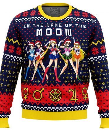Sailor Moon In the Name of the Moon Ugly Christmas Sweater