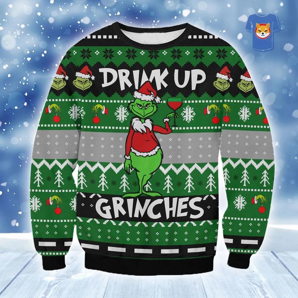 Grinch Ugly Christmas Sweater, Grinch Sweater Adults