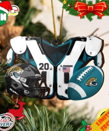 Jacksonville Jaguars NFL Sport Ornament Custom Your Name And Number 2023 Christmas Tree Decorations