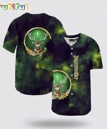Jagermeister Colorful Smoke Baseball Jersey
