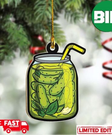 Jar Of Pickles Funny Christmas Tree Decorations 2023 Ornament