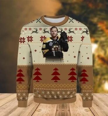 Jeremy Swayman Boston Bruins Ugly Christmas Sweater, NHL Christmas Sweater