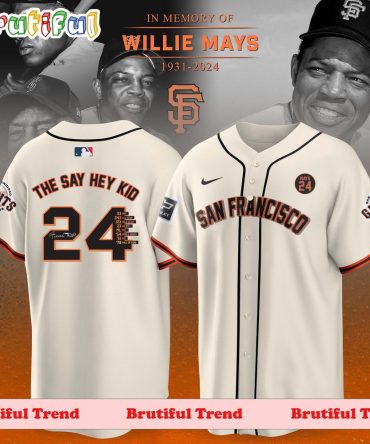 Juneteenth Willie Mays San Francisco Giants 2024 Jersey Shirt