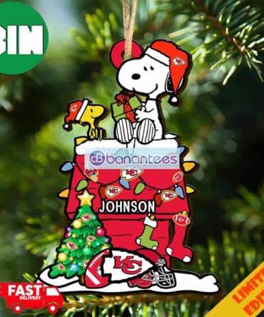 Kansas City Chiefs NFL Snoopy Ornament Personalized Christmas For Fans Gift 2023 Holidays