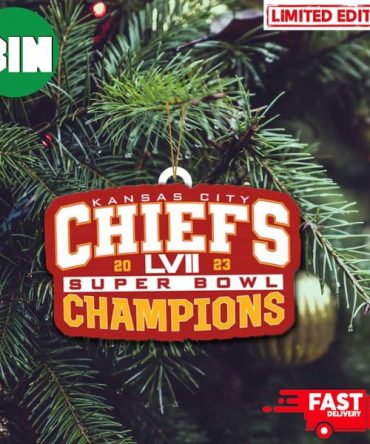Kansas City Chiefs Super Bowl LVII Champions 2023 Christmas Tree Decorations Ornament