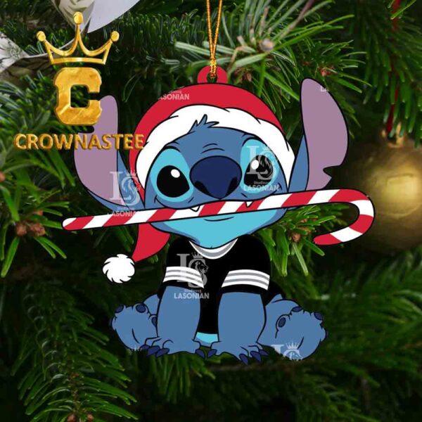 Las Vegas Raiders Stitch Christmas NFL Acrylic Christmas Tree Decoration Ornament