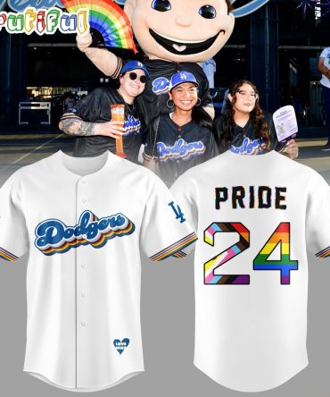 Los Angeles Dodgers Pride 2024 Night Baseball Jersey