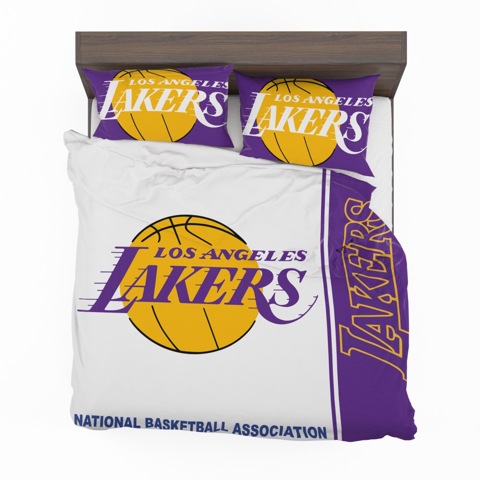 Los Angeles Lakers NBA Basketball Bedding Set - Image 3