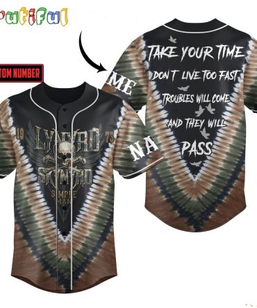 Lynyrd Skynyrd Simple Man 1973 Baseball Jersey