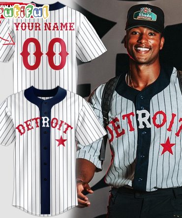 MLB Detroit Tigers Custom Baseball Jersey
