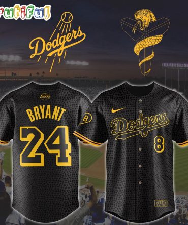 MLB Los Angeles Dodgers x Kobe Bryant Jersey Shirt