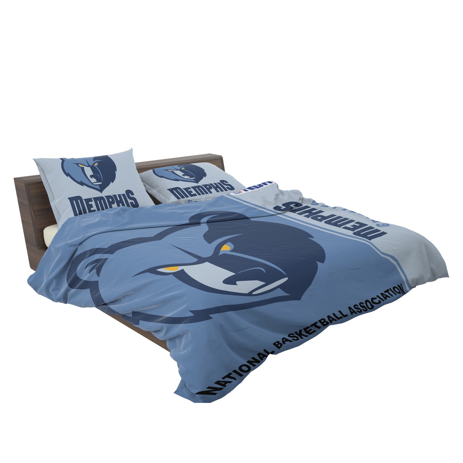 Memphis Grizzlies NBA Basketball Bedding Set - Image 4