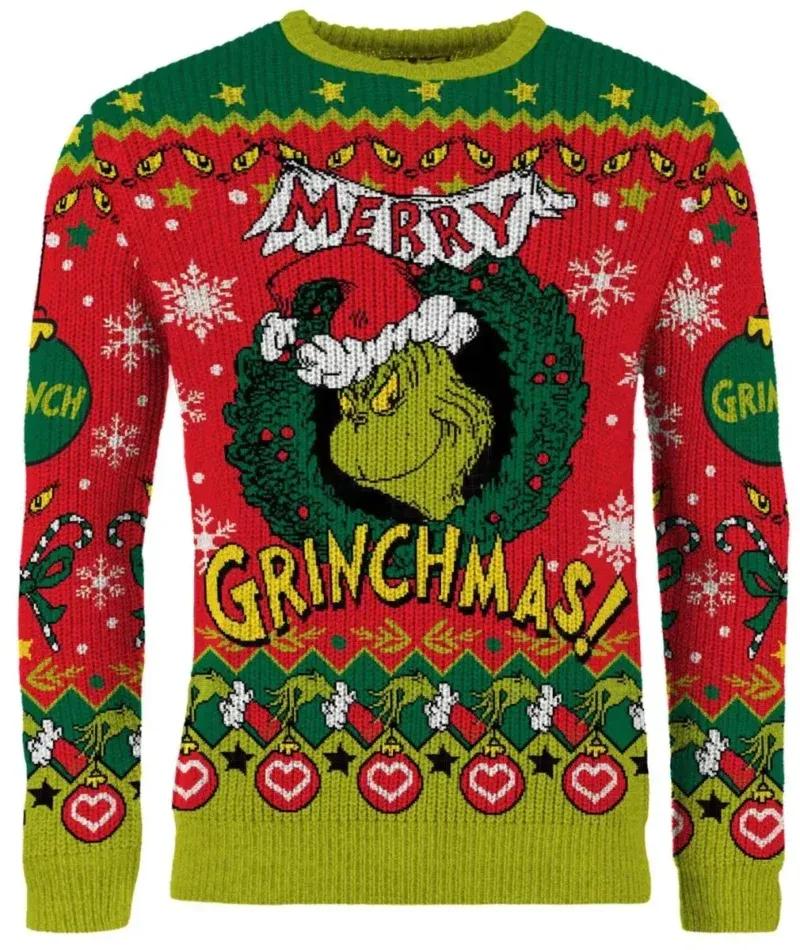Merry Grinchmas Christmas Sweater Preorder, Grinch Holiday Sweater