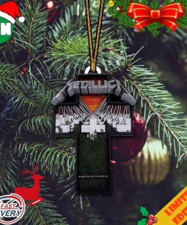 Metallica Masters Of Puppets Christmas 2023 Logo For Fans Ornament