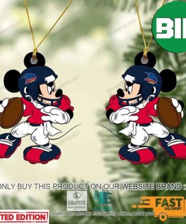 Mickey Mouse AFL Adelaide Football Club Christmas Tree Decorations Ornament
