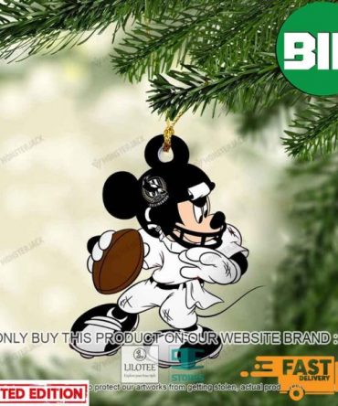 Mickey Mouse AFL Collingwood Football Club Christmas Tree Decorations Ornament
