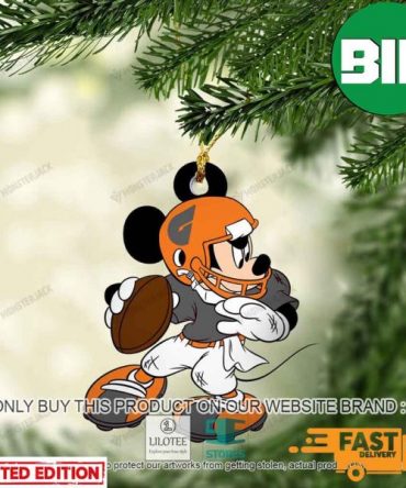 Mickey Mouse AFL GWS GIANTS Christmas Tree Decorations Ornament