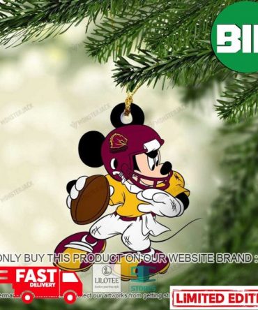 Mickey Mouse NRL Brisbane Broncos Christmas Gift For Fans Ornament