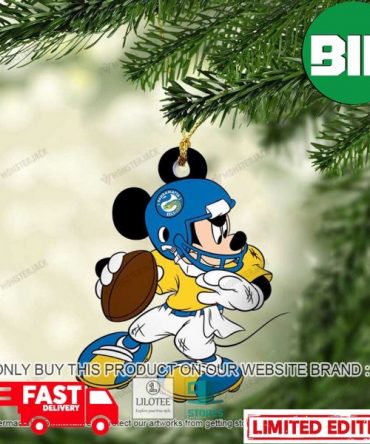 Mickey Mouse NRL Parramatta Eels Christmas For Fans Ornament