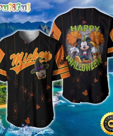 Mickey Mouse Disney Gift Baseball Jersey, Halloween Baseball Jersey