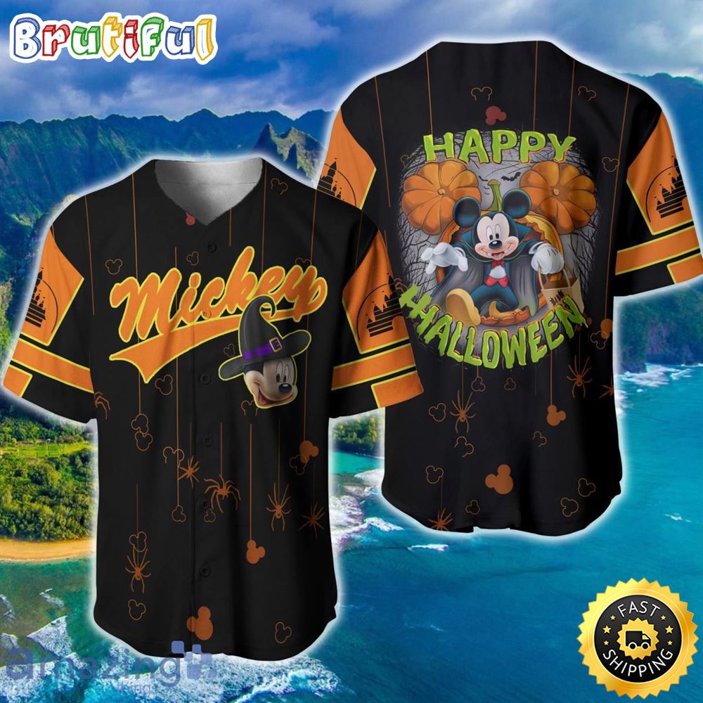 Mickey Mouse Disney Gift Baseball Jersey, Halloween Baseball Jersey
