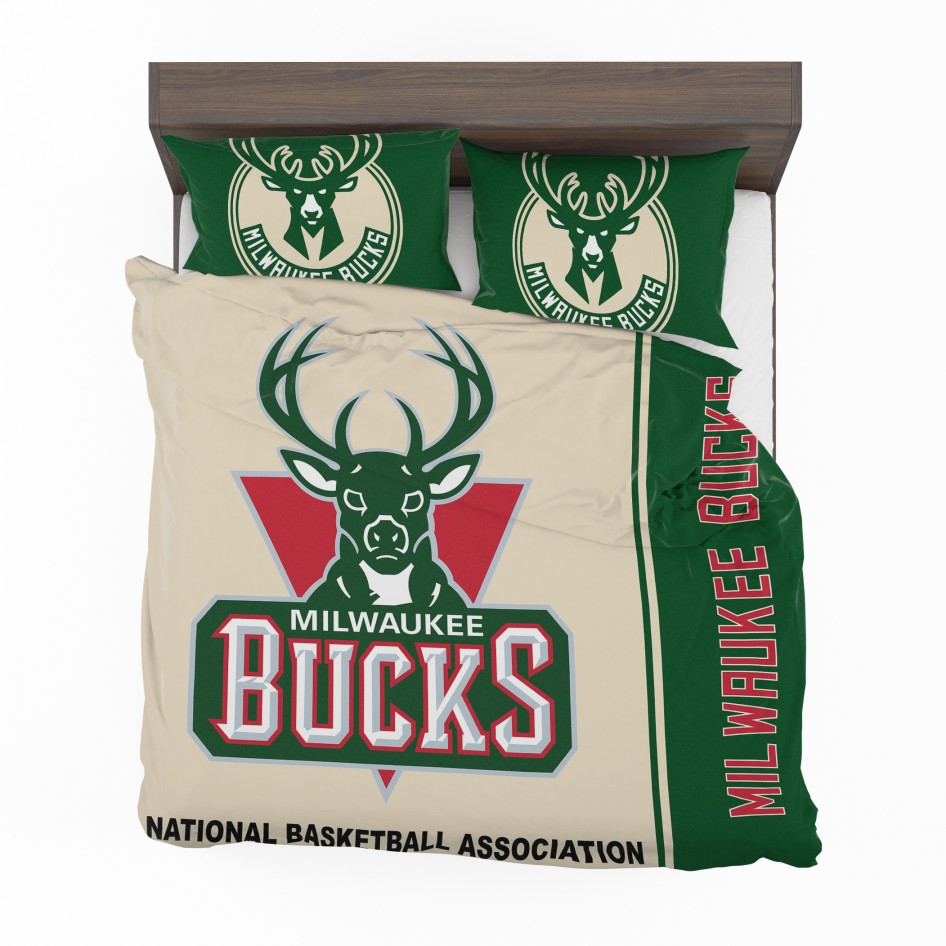 Milwaukee Bucks NBA Basketball Bedding Set - Image 3