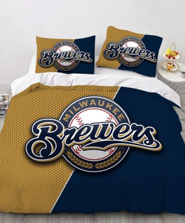 Milwaukee Baseball Sport Bedding Set