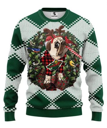 Minnesota Wild Pub Dog Ugly Christmas Sweater, NHL Christmas Sweater