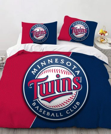 Minnesota Baseball Sport Bedding Set