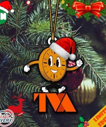 Miss Minutes With Santa Claus Hat Loki Season 2 Marvel Christmas 2023 Holiday Ornament