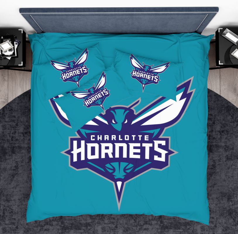 Buy NBA Charlotte Hornets Bedding Comforter Set | Up To 50% Off - Image 3