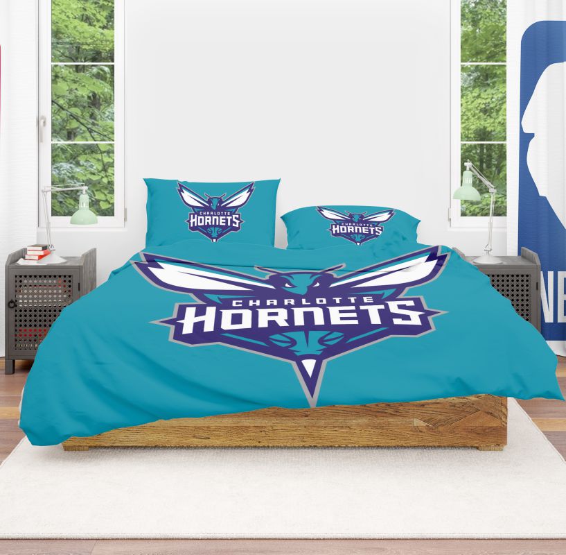 Buy NBA Charlotte Hornets Bedding Comforter Set | Up To 50% Off - Image 2